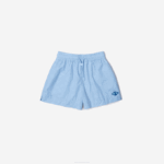 Women Lacoste V0ZN2458 Blue HBP Monogram Print Shorts