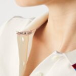 Women Lacoste V0ZN2507 White Red Blue XKP Made In France Slim Fit Organic Cotton Pique Polo - Image 4