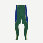 Women Lacoste V0ZN2534 Green Blue Flashy Yellow BZQ SPORT Color-Block Knit Effect Leggings