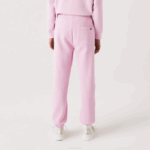 Women Lacoste V0ZN2538 Pink Z4H Blended Cotton Joggers - Image 3