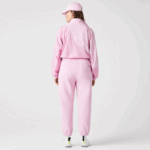 Women Lacoste V0ZN2538 Pink Z4H Blended Cotton Joggers - Image 5
