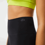Women Lacoste V0ZN2539 Black 031 Stirrup Leggings - Image 3