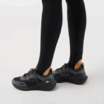 Women Lacoste V0ZN2539 Black 031 Stirrup Leggings - Image 5