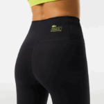 Women Lacoste V0ZN2539 Black 031 Stirrup Leggings - Image 6