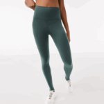 Women Lacoste V0ZN2540 Green 5HX Stirrup Leggings - Image 2