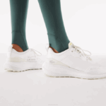 Women Lacoste V0ZN2540 Green 5HX Stirrup Leggings - Image 5