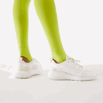 Women Lacoste V0ZN2541 Yellow 90V Stirrup Leggings - Image 5