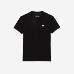 Women Lacoste V0ZN2542 Black 031 SPORT Organic Cotton Jersey T-Shirt - Image 5