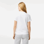 Women Lacoste V0ZN2543 White 001 SPORT Organic Cotton Jersey T-Shirt - Image 3