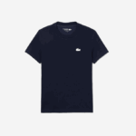 Women Lacoste V0ZN2544 Navy Blue 166 SPORT Organic Cotton Jersey T-Shirt - Image 3