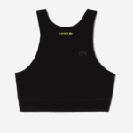 Women Lacoste V0ZN2548 Black 031 Seamless SPORTs Bra - Image 5