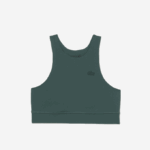 Women Lacoste V0ZN2549 Green 5HX Seamless SPORTs Bra - Image 4