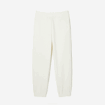 Women Lacoste V0ZN2551 White 70V Blended Cotton Joggers - Image 4