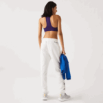 Women Lacoste V0ZN2554 White 70V Nautical Print Trackpants - Image 4
