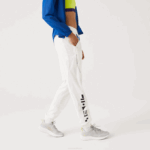 Women Lacoste V0ZN2554 White 70V Nautical Print Trackpants - Image 8