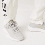Women Lacoste V0ZN2554 White 70V Nautical Print Trackpants - Image 10