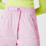 Women Lacoste V0ZN2555 Pink Z4H Nautical Print Trackpants - Image 4