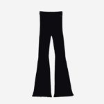 Women Lacoste V0ZN2561 Navy Blue 166 Seamless Ribbed Knit Leggings - Image 5