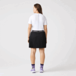 Women Lacoste V0ZN2563 White 001 Crew Neck Cotton Blend T-Shirt - Image 6