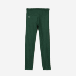 Women Lacoste V0ZN2573 Green D1R SPORT All-Over Print High-Waist Leggings - Image 5