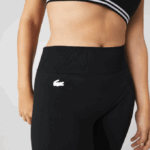 Women Lacoste V0ZN2597 Black C31 SPORT High-Waisted Second-Skin Leggings - Image 2