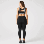 Women Lacoste V0ZN2597 Black C31 SPORT High-Waisted Second-Skin Leggings - Image 3