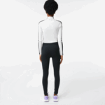 Women Lacoste V0ZN2597 Black C31 SPORT High-Waisted Second-Skin Leggings - Image 9