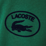 Women Lacoste V0ZN2608 Green 132 Loose Fit Organic Cotton T-Shirt - Image 6