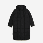 Women Lacoste V0ZN2613 Black 031 Water-Repellent Reversible Long Jacket - Image 5