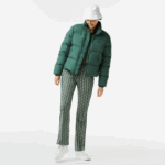 Women Lacoste V0ZN2615 Green 5HX Collapsible Padded Jacket - Image 2