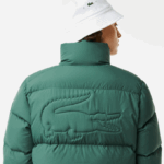 Women Lacoste V0ZN2615 Green 5HX Collapsible Padded Jacket - Image 3