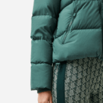 Women Lacoste V0ZN2615 Green 5HX Collapsible Padded Jacket - Image 4