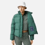 Women Lacoste V0ZN2615 Green 5HX Collapsible Padded Jacket - Image 9