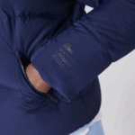 Women Lacoste V0ZN2616 Navy Blue 166 Collapsible Padded Jacket - Image 4