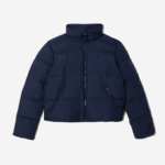 Women Lacoste V0ZN2616 Navy Blue 166 Collapsible Padded Jacket - Image 5
