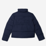 Women Lacoste V0ZN2616 Navy Blue 166 Collapsible Padded Jacket - Image 6