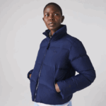 Women Lacoste V0ZN2616 Navy Blue 166 Collapsible Padded Jacket - Image 8