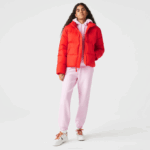 Women Lacoste V0ZN2617 Red F8M Collapsible Padded Jacket - Image 2