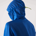 Women Lacoste V0ZN2618 Blue K1Q SPORT Packable Water-Repellent Jacket - Image 8
