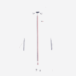 Women Lacoste V0ZN2622 White Navy Blue Red A10 SPORT French Sporting Spirit Edition Foldable Raincoat - Image 5