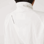 Women Lacoste V0ZN2626 White 70V Mesh Lined Nylon Jacket - Image 8