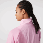 Women Lacoste V0ZN2627 Pink Z4H Mesh Lined Nylon Jacket - Image 8
