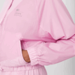 Women Lacoste V0ZN2627 Pink Z4H Mesh Lined Nylon Jacket - Image 9