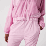 Women Lacoste V0ZN2627 Pink Z4H Mesh Lined Nylon Jacket - Image 10