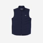 Women Lacoste V0ZN2630 Navy Blue 423 SPORT Quilted Golf Vest - Image 4