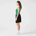 Women Lacoste V0ZN2647 Green LDM Seamless Ribbed Knit Tank Top - Image 3