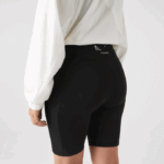 Women Lacoste V0ZN2654 Black 8VM SPORT Bike Shorts - Image 3
