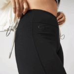 Women Lacoste V0ZN2654 Black 8VM SPORT Bike Shorts - Image 4