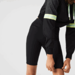 Women Lacoste V0ZN2654 Black 8VM SPORT Bike Shorts - Image 8