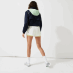Women Lacoste V0ZN2659 White Flashy Yellow 6B2 SPORT Light Nylon Shorts - Image 3